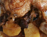 Foto del paso 7 de la receta: Pollo al horno con ciruelas y manzana