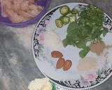 A picture of step 1 of Reshmi kababs.