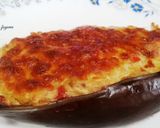 Foto del paso 1 de la receta: Berenjenas con crema de queso y vegetales