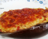 Foto del paso 1 de la receta: Berenjenas con crema de queso y vegetales
