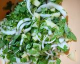 A picture of step 1 of Crispy pakoray.