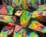 A picture of step 11 of Rainbow cake.