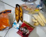 Foto langkah ke 1 dari resep Roti Panggang Isi Pisang Cokelat.