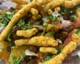 A picture of step 9 of Chana chaat In Bombay style.