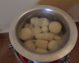 A picture of step 1 of Cassava Salada.