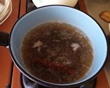 A picture of step 1 of Arroz con Leche.