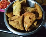સમોસા રગડા ચાટ રેસીપી સ્ટેપ3ફોટો