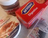 A picture of step 1 of Nutella truffles.