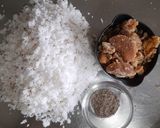 A picture of step 2 of Garden cress seeds ladu.