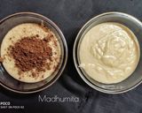 A picture of step 4 of Semolina chocolate Cake.