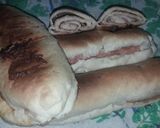 Foto del paso 3 de la receta: Pan relleno de jamón y queso