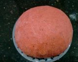 Hình bước làm 2 của món Hamburger thanh long kẹp tôm trứng