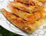 รูปขั้นตอนการทำที่ 4 ของ Rice paper omelet พิซซ่าเวียดนาม