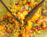 A picture of step 10 of Tangy- Sweet- Spicy Mango Chaat.