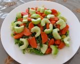 صورة لخطوة 5 من وصفة سلطة الخضار الباردة 🥦🥒🥔🥕