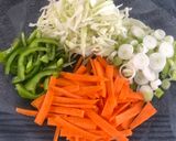 A picture of step 10 of Non Veg Noodles (Chowmein).