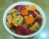 Hình bước làm 2 của món Canh củ dền sườn non