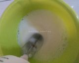 Foto langkah ke 3 dari resep Japanese Matcha Souffle Pancake.