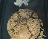 A picture of step 10 of Matar pulao.