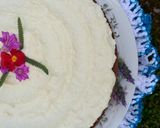 Foto del paso 5 de la receta: Torta integral de zanahoria con cubierta de queso crema y coco💜
