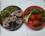 Hình bước làm 1 của món Canh cá nấu dưa cải chua