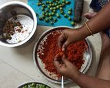 A picture of step 3 of Gunda Pickle.