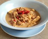 Foto langkah ke 4 dari resep Sambal Tumpang Tahu Iris.