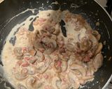 A picture of step 4 of Pancetta, Mushroom & Broccoli Gnocchi.