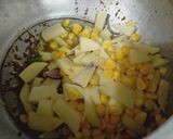 A picture of step 3 of Cauliflower rice.
