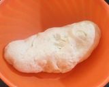 A picture of step 1 of Khoya malai khaja.