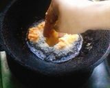 A picture of step 3 of Piyaju (Red Lentil & Onion fritters).