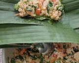 Foto langkah ke 2 dari resep Pepes tahu teri medan.