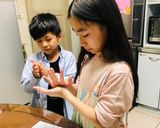 【親子共廚】彩色雪球餅乾🍪的食譜步驟3照片