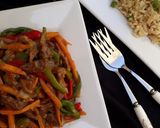 A picture of step 7 of Beef in Oyster Sauce.