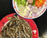 Foto langkah ke 2 dari resep Ikan Bilis Cabe Garam + Pete.