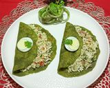 A picture of step 8 of Egg Stuff Spinach Green Paratha.