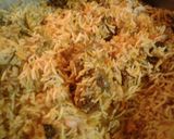 A picture of step 14 of Sindhi biryani.