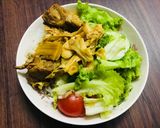 Hình bước làm 5 của món Bún măng kho Sườn