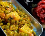 मटर आलू की चाट (Matar aloo ki chaat recipe in hindi) रेसिपी चरण 6 फोटो