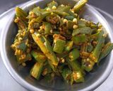 भिंडी की सब्जी (Bhindi ki sabzi recipe in hindi) रेसिपी चरण 5 फोटो