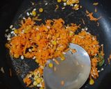 A picture of step 3 of Udupi style Rava idli.