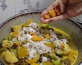 A picture of step 5 of Puri temple style Besara recipe.