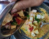 A picture of step 5 of Kadai Paneer.