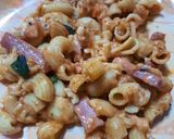 Foto del paso 8 de la receta: Fideos coditos al horno con jamón