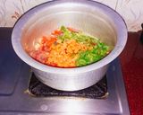 A picture of step 3 of "Egg and Vegetables Pasta"#Boxweek2.