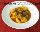 Foto del paso 11 de la receta: Alcachofas estofadas con patatas