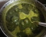 A picture of step 4 of Palak Paneer Dhaba style.