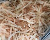 A picture of step 3 of Aloo Laccha.