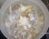 A picture of step 1 of Groundnut soup with chicken.