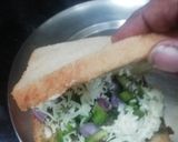 A picture of step 3 of Ahemdabadi 3-layered Sandwich.